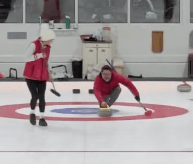Nathan Rosler, Pebbl founder and Nutmeg Curling Club member.